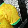2024 Player Version Brazil Special Edition Jesus Yellow Football Shirt 1:1 Thai Quality