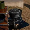 Camping Cookware Set Camping Pot and Fry Pan Set for Outdoor Cooking(Black)