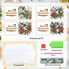 (US Only)6PCS DIY Diamond Art Greeting Cards Christmas Bird Congratulations Cards & Gifts