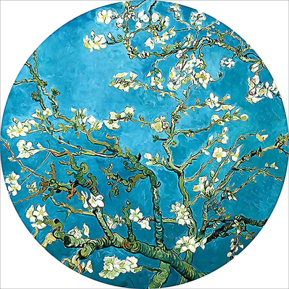 

40x40cm Round Drill Diamond Painting-Flower, 501 Original