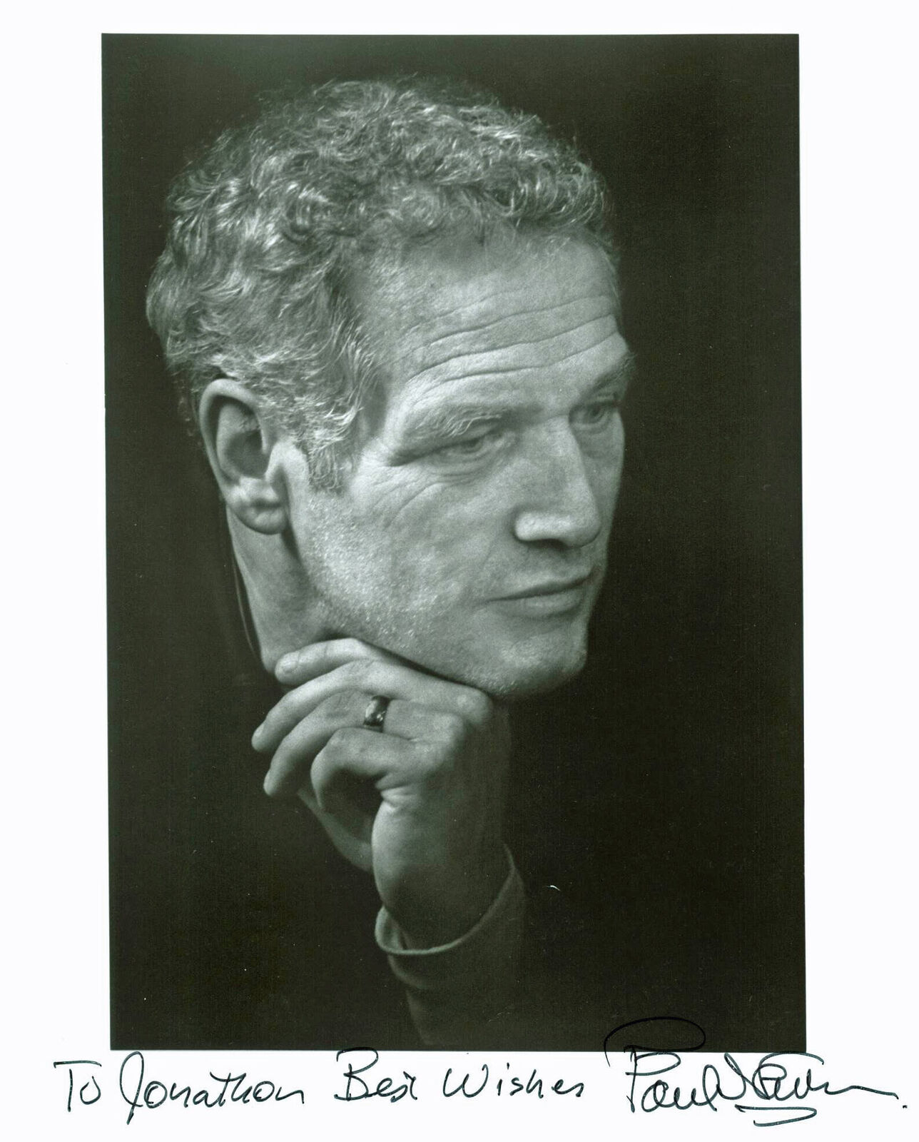 Paul Newman To Jonathan Best Wishes