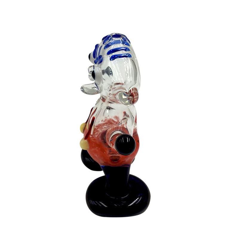 Aliens Super Feet Single Hand Pipe Theme Glass Pipe