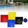 [US Local Warehouse] Concrete Texturing Skin 24x24in Concrete Stamps Mats Set 5 PCS Polyurethane Stamp Stone Tile Texture Mat for Walls/Floors