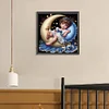 uk.everydayedeals Diamond Painting - Full Round - Moon Pajama Girl(40*40cm)