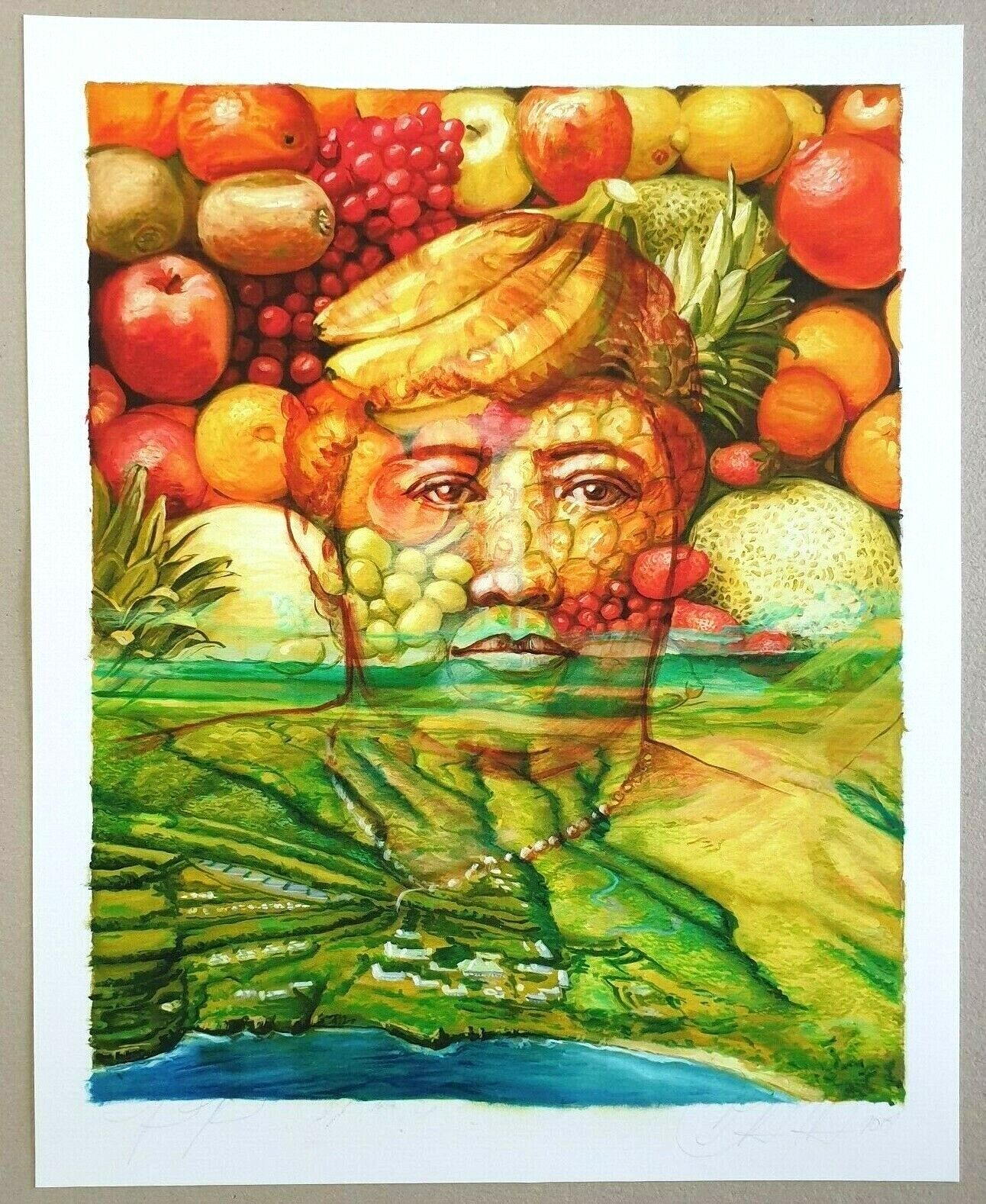 GAIA - QUEEN LILI'UOKALANI AND LANAI ISLAND Fine Art Print /60 Hawaii