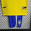 1998 Retro Brazil Home Football Shirt Kids Size 1:1 Thai Quality