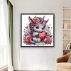 Rainbow Unicorn-14CT Stamped Cross Stitch Egyptian Cotton 65*65cm/25.59*25.59in(Big Size) tapestrymarket