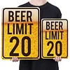 Beer Limit 20 - Vintage Metal Signs - 20*30cm/30*40cm - Warning