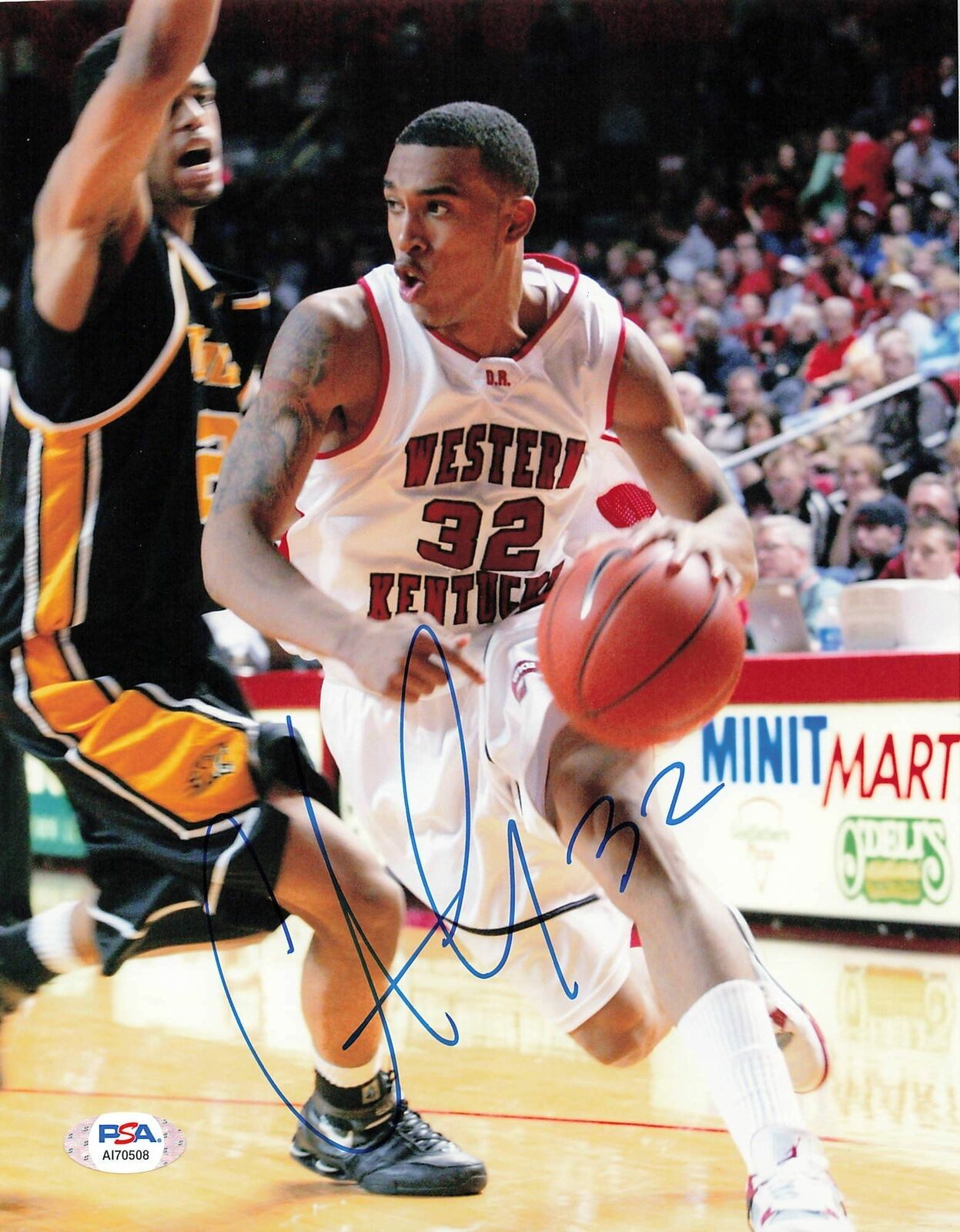 Courtney Lee signed 8x10 Photo Poster painting PSA/DNA Western Kentucky Hilltoppers Autographed