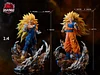 1/6 & 1/4 Scale Super Saiyan 3 Son Goku & Vegeta - Dragon Ball Resin Statue - Kylin Studio
