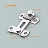 16Pcs Gate Latches Anti-Theft Door Buckle Door Bolt for Barn Door Window Cabinet