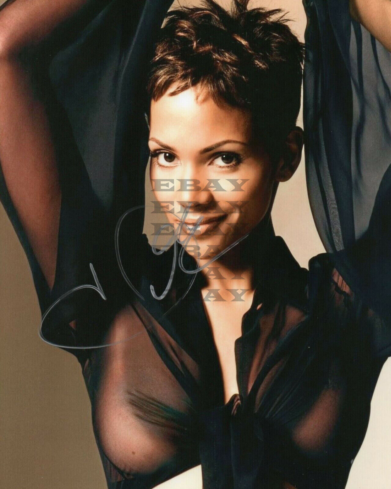 HALLE BERRY Autographed Signed 8x10 Photo Poster painting Reprint