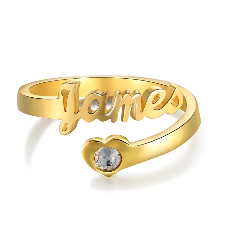 Classic on sale name rings