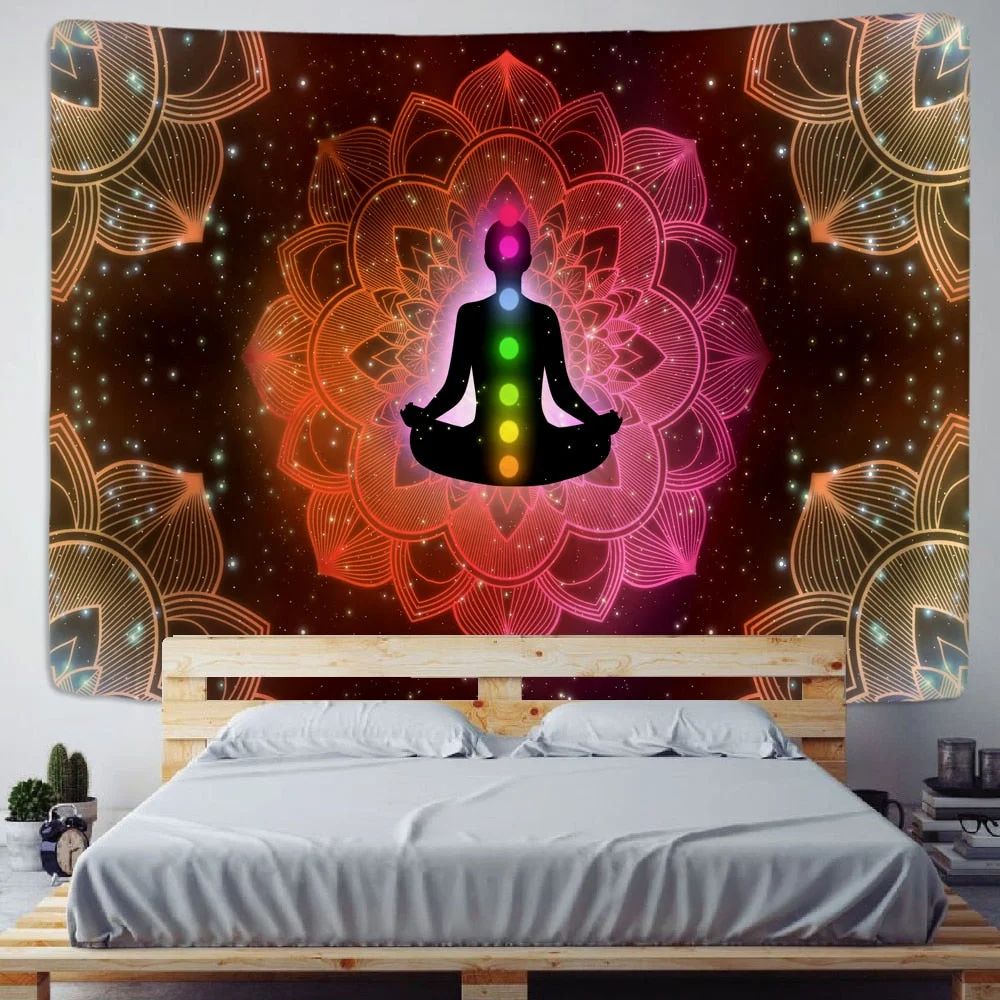 Hongbo Geometric Colorful Blankets Tapestry Wall Hanging Bohemian Bedspread Blanket Dorm Home Decor mantas mandalas