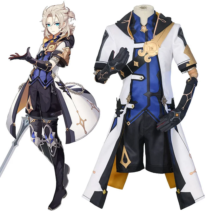 Genshin Impact Albedo Cosplay Costume