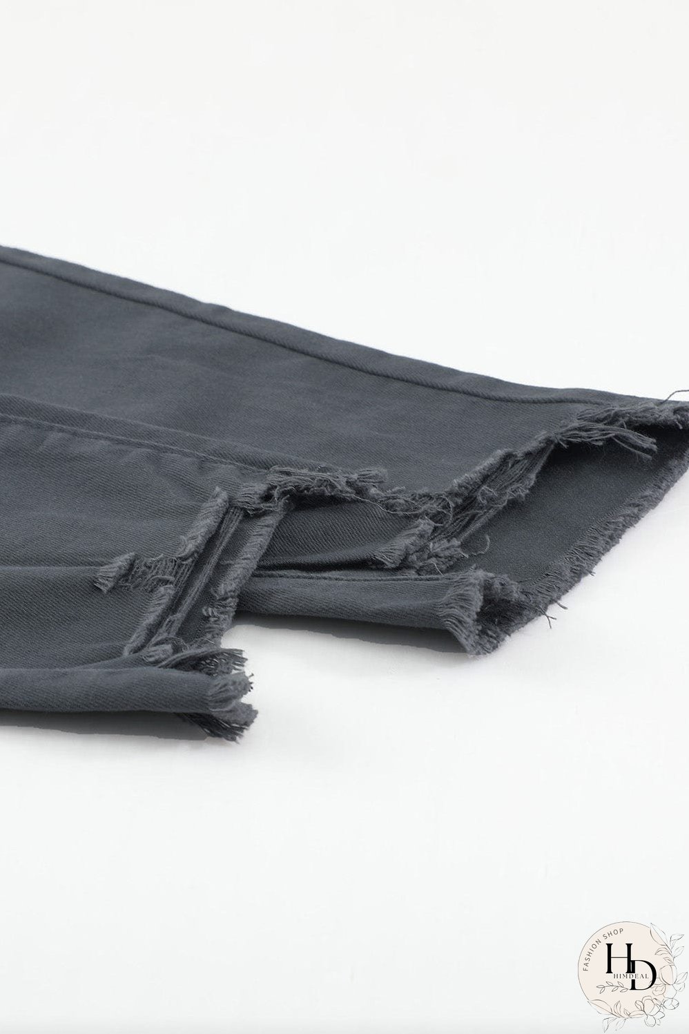 Elastic Loose Wide Leg Button Pants