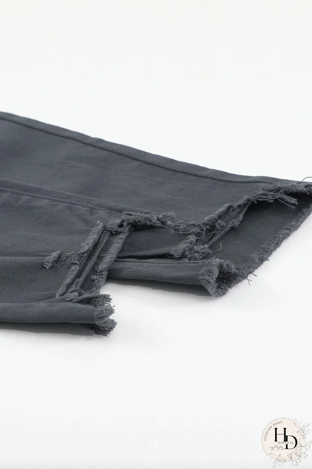 Elastic Loose Wide Leg Button Pants