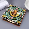 Bee Leather Diamond Painting Memo Pad Holder Mosaic Kit for Adults Beginners