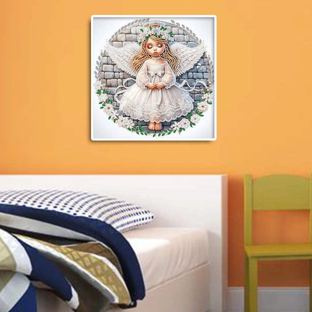 Special Shape Diamond Painting 30*30cm - Angel Child