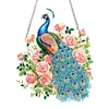 Acryl Pfau Rose - 5d DIY Handwerk Anh&auml;nger