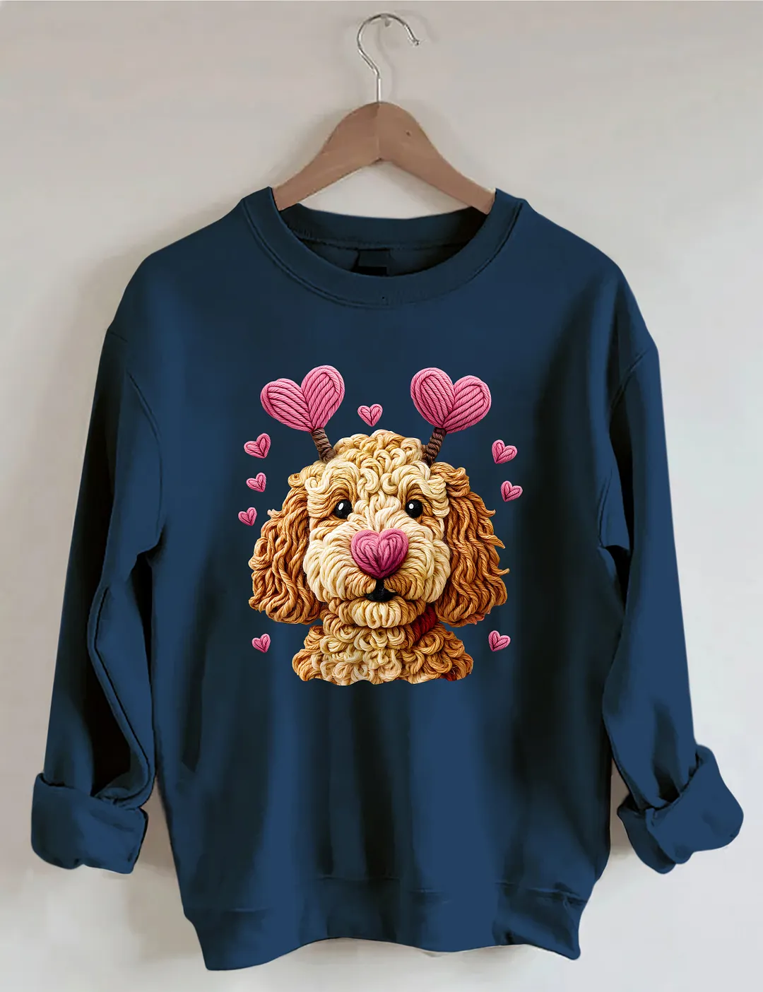 Dog Valentines Day Goldendoodle Sweatshirt
