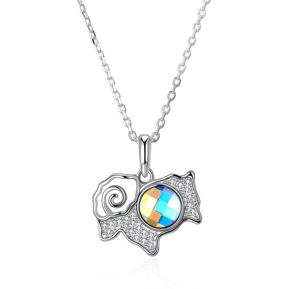 Animal Goat Statement Pendant Necklace