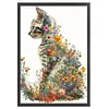 (Big Size)Flowers And Cats - 11CT Counted Cross Stitch - 40*60cm