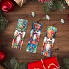 3Pcs Diamond Painting Christmas Nutcracker Bookmark for Book Lovers