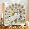 (Pre-Framed)Peacock-Special Shape Diamond Painting Kit(25x25cm)