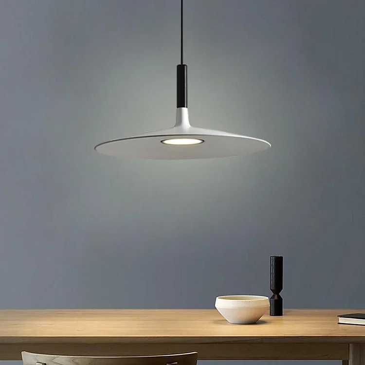 Flat Circular LED Nordic Pendant Lighting Hanging Ceiling Lights - Appledas