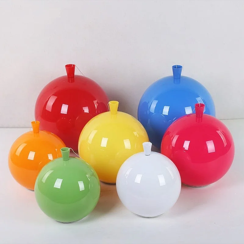 Dia 25cm 6 Colors Balloon Acrylic Pendant Light fixture home deco Bedroom Children Room E27 Energy-saving Lamps  Pendant Lamp