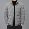 Men's fashionable stand collar casual thickened warm down jacket