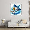 Swimming Gnome-18CT Stamped Cross Stitch 30*30cm/11.81*11.81in