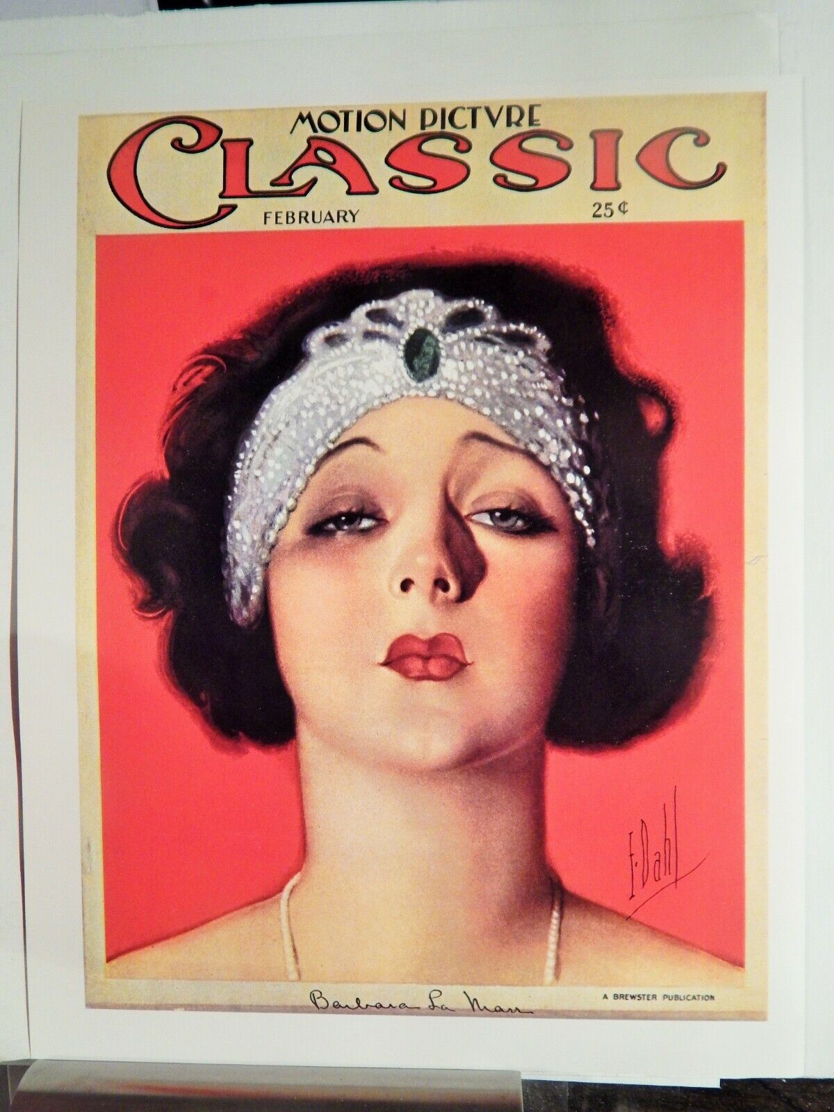 BARBARA LA MARR (1925) / GLORIA SWANSON (1921) MOVIE Photo Poster painting (1974 reprint)