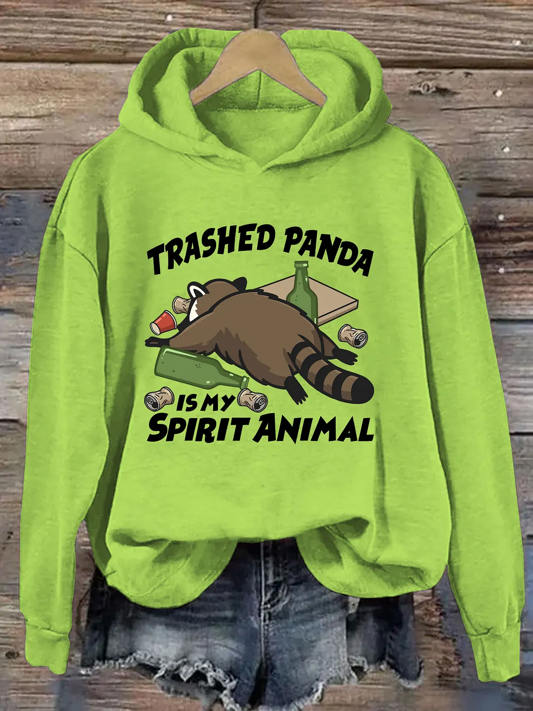 Trashed Panda Is My Spirit Animal Hoodie