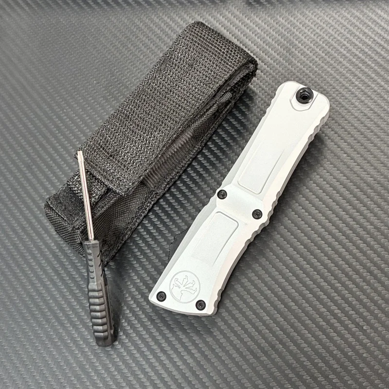 Cross-border best-selling Microtech Daron 3rd Generation Outdoor Tools Aluminum Alloy Gold OTF Multi-functional Knife Sheath EDC Accessories