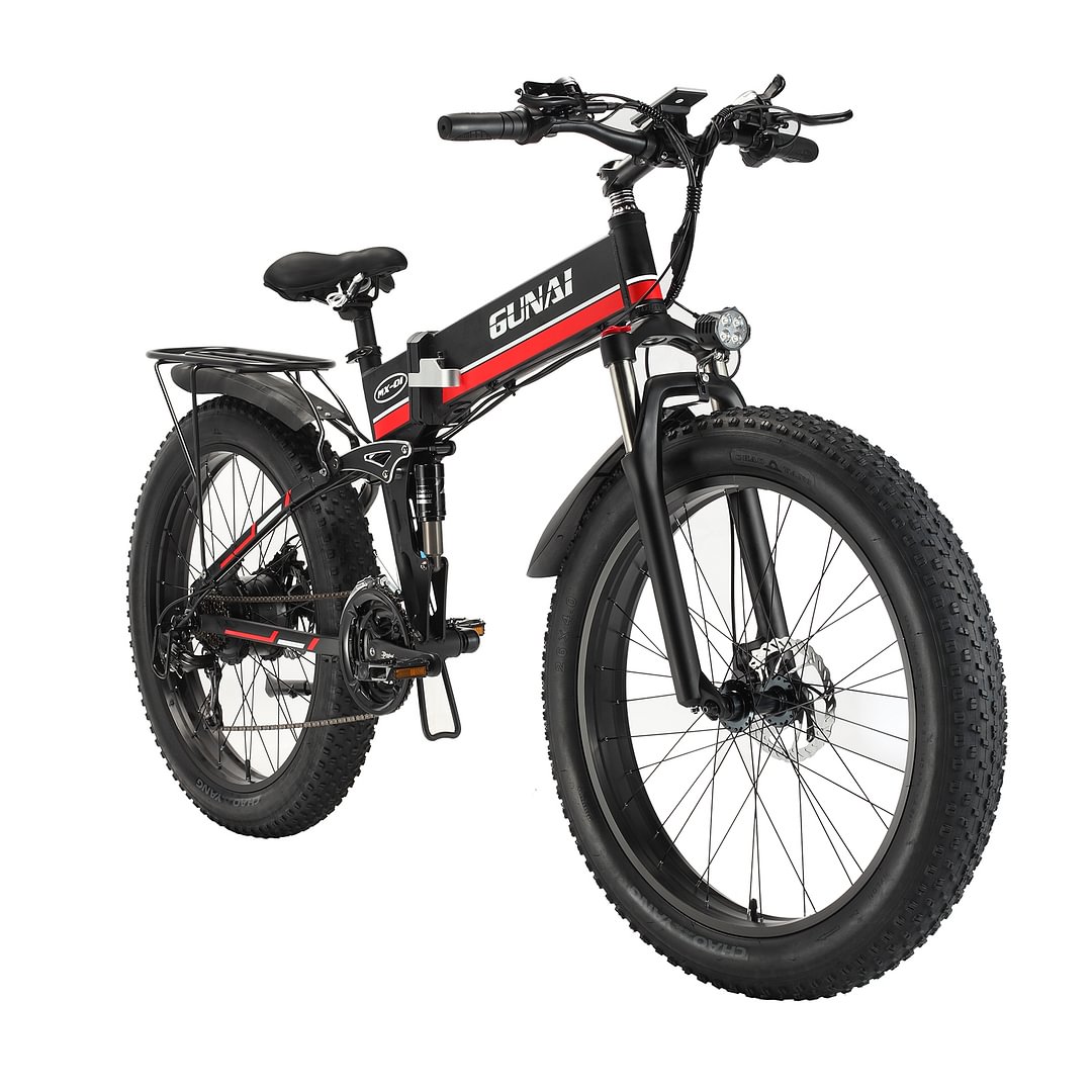 gunai folding electric mountain bike