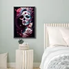 (40*60cm)Halloween Skull Girl - Full Round Drill Diamond Painting