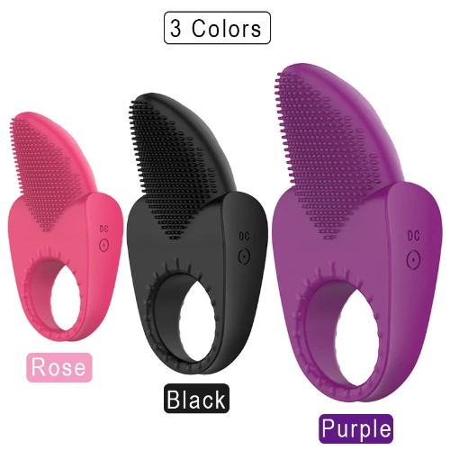 pornhint Pornhint silicone penis ring vibrator for men's goods USB charge cock ring sex toys