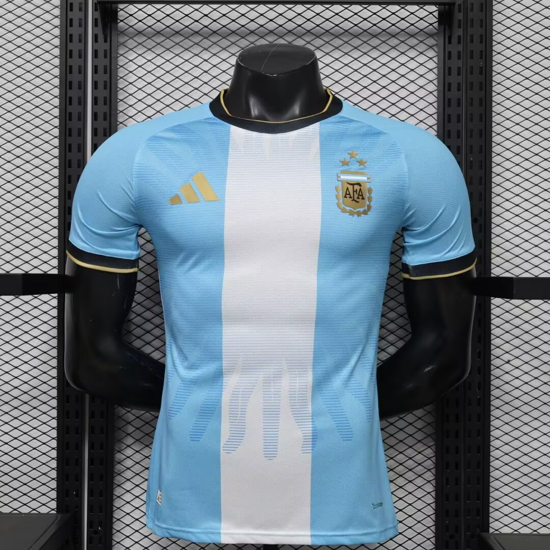 2026 Player Version Argentina National Team Special Edition Football Jersey（The player version jersey is a bit tight, please pay attention to the size selection）