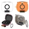 for  Powerbeats Accessories TPU Earphone Case with Safety Lock and Carabiner TPU Shockproof Cover Anti Drop Clear Cover Case Earbuds Accessories