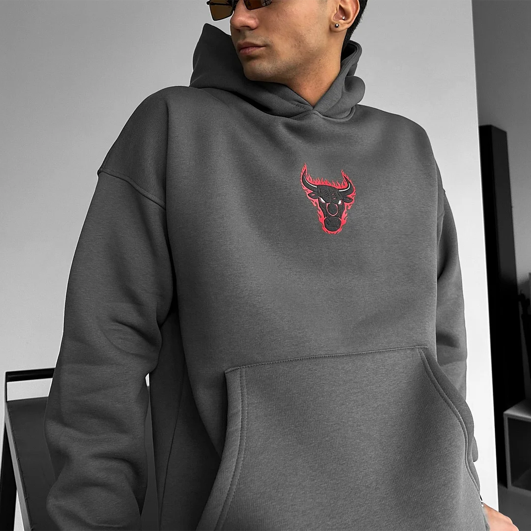 Oversize Bull Fearless Hoodie