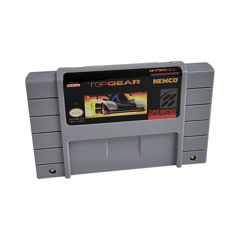 Top Gear SNES For Super Nintendo Entertainment System - 16 Bit US Version Game Cartridge