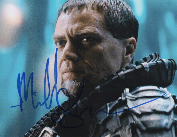 GFA Man of Steel * MICHAEL SHANNON * Signed 8x10 Photo Poster painting AD4 COA