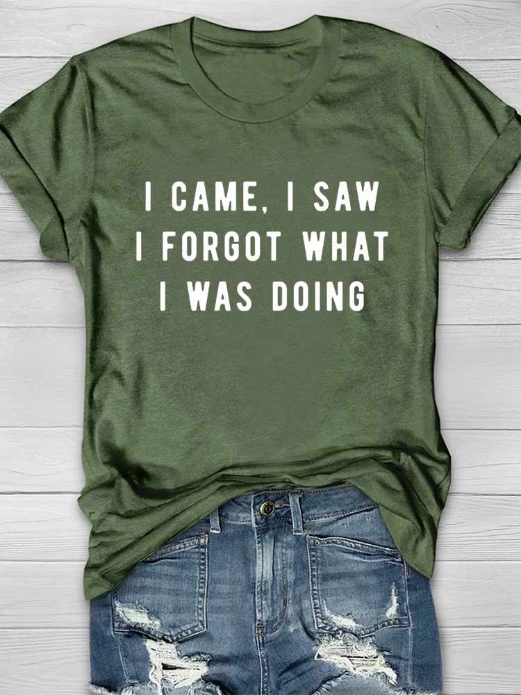 Eagerlys I Forgot What I Was Doing T-shirt Eagerlys