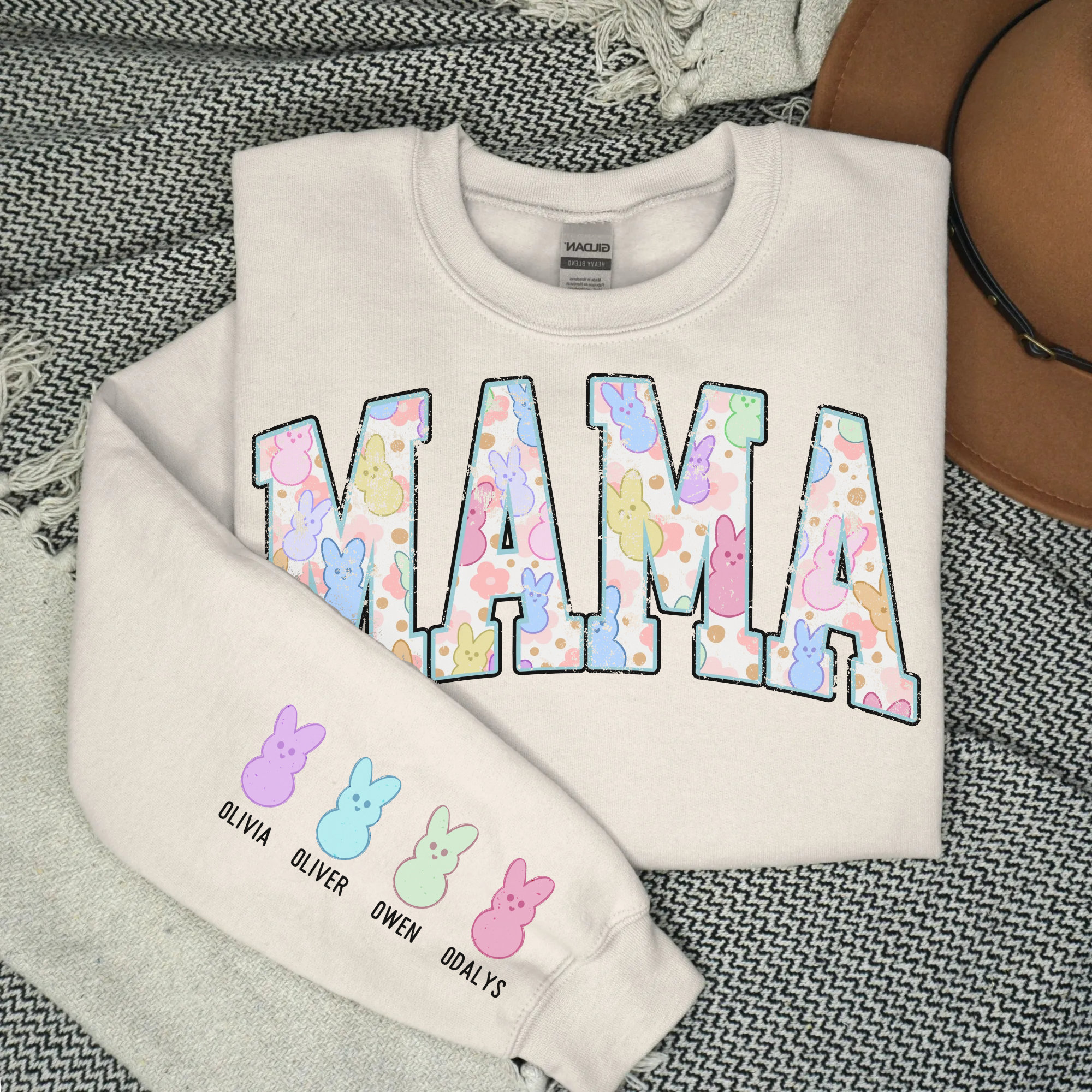 Loveyoufancy Easter varsity letters shirt/sweatshirt