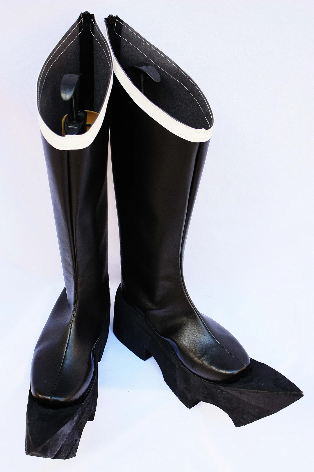 Black Golden Saw Cosplay Boots Shoes