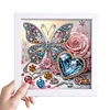 5D DIY Partial Special Shaped Drill Diamond Painting Butterfly Art19.2x19.2cm