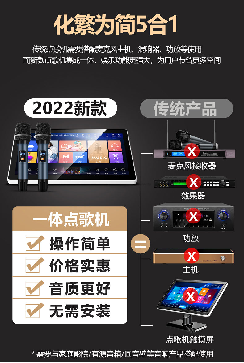 点歌机选择blume五和一点歌机，karaoke机，卡拉OK机，一机相当无机，为您省事省空间