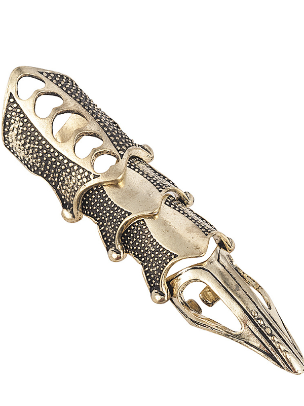 Punk Style Goth Metal Jointed Ring